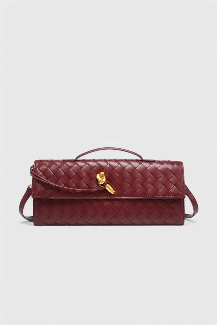 Jane | Clutch mit Goldknoten-Detail