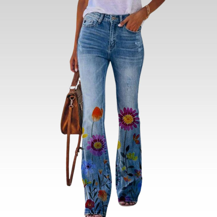Jane | Jeans mit hoher Taille und Schlag
