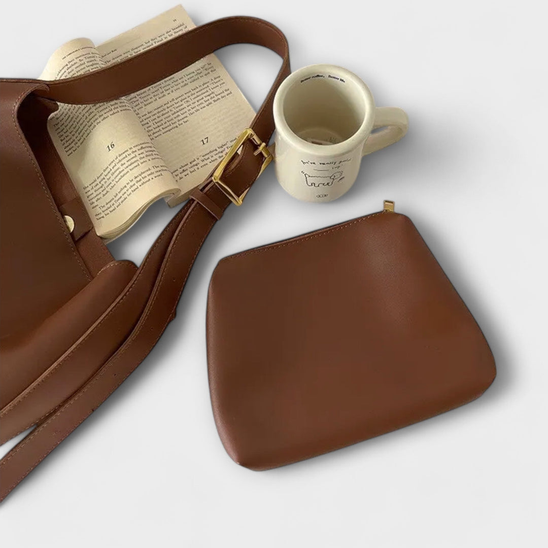 Jane | Elegant Leather Shoulder Bag
