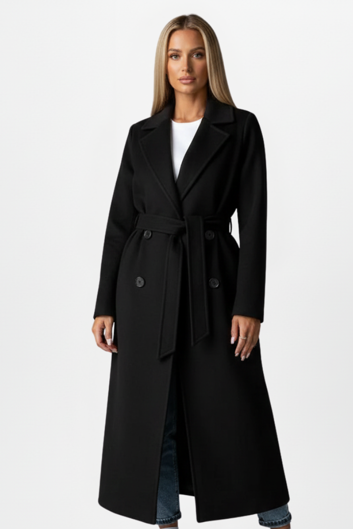 Double-Breasted Long Coat