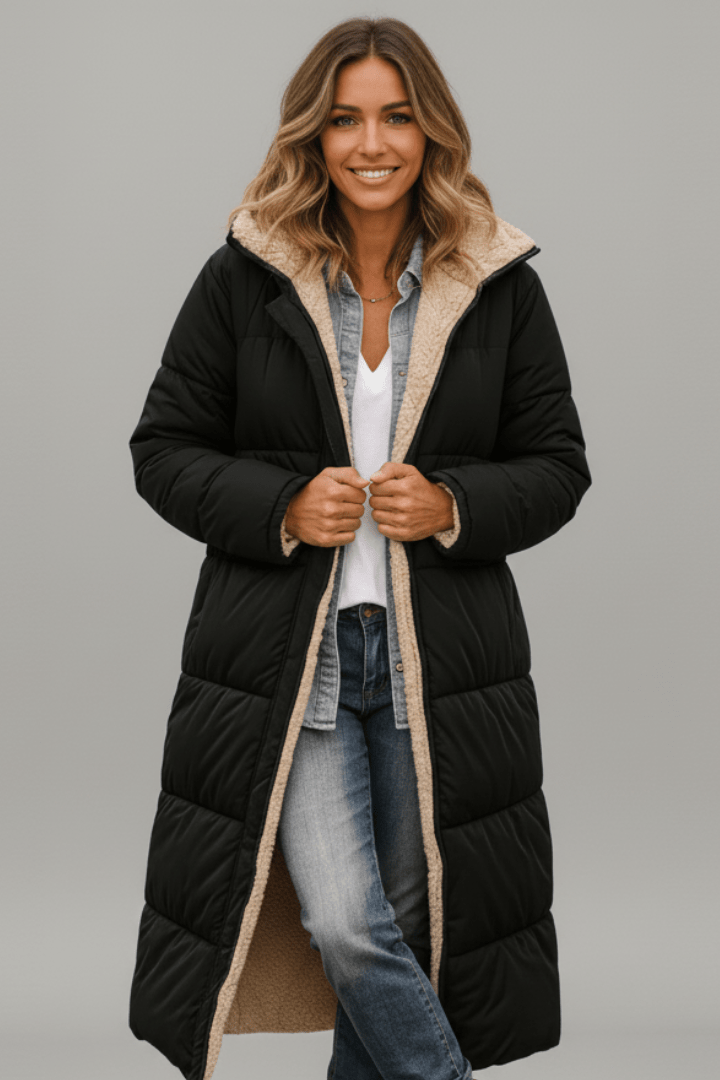 Longline Hooded Puffer Coat