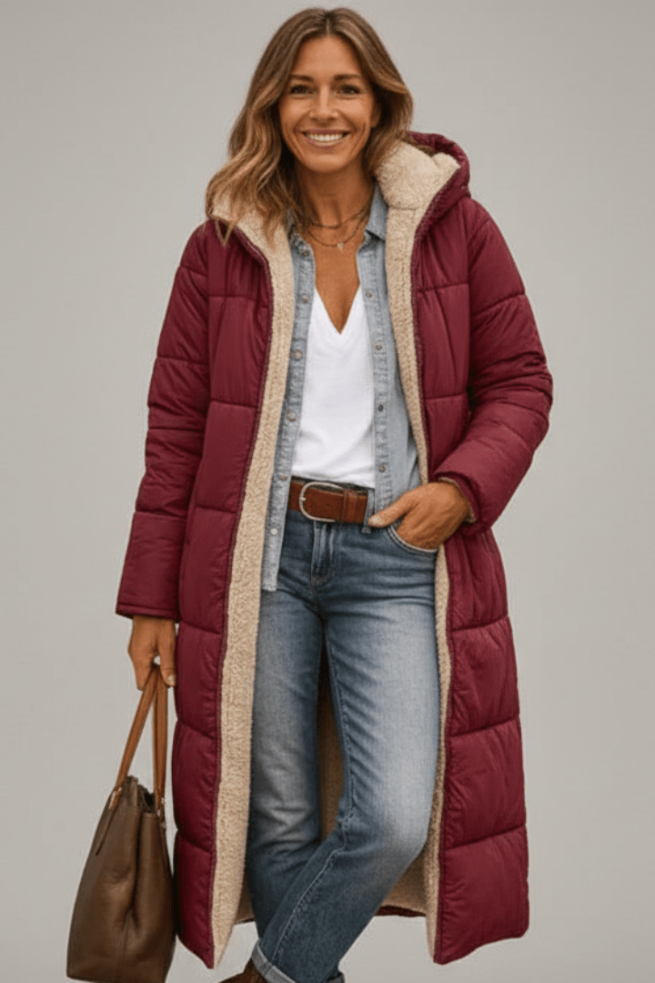 Longline Hooded Puffer Coat