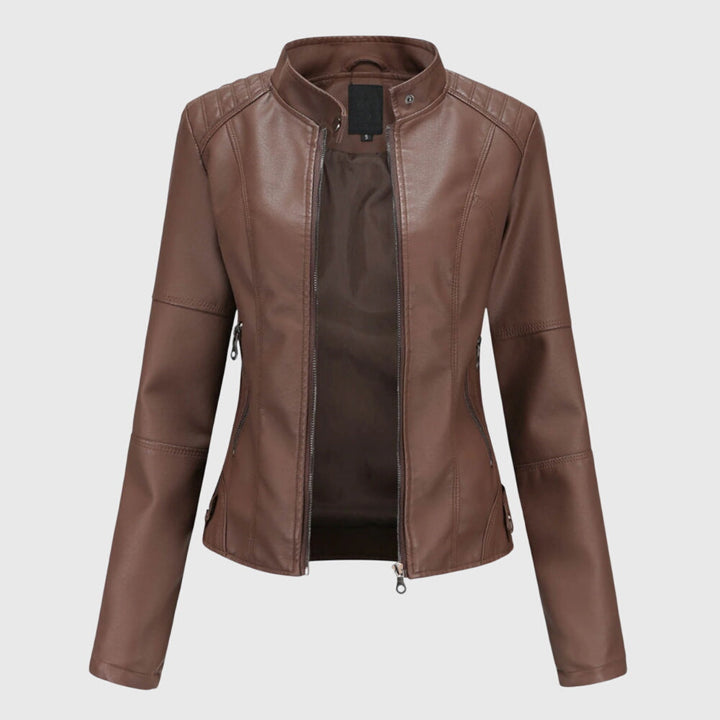 Giorgina - Elegant Leather Jacket for Women