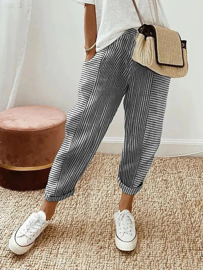 Jane | Stilvolle Streifenhose