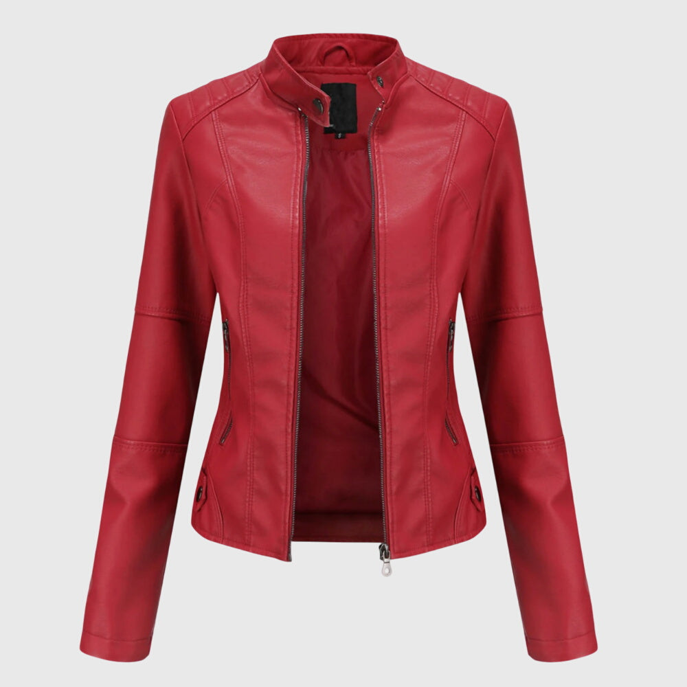 Giorgina - Elegant Leather Jacket for Women