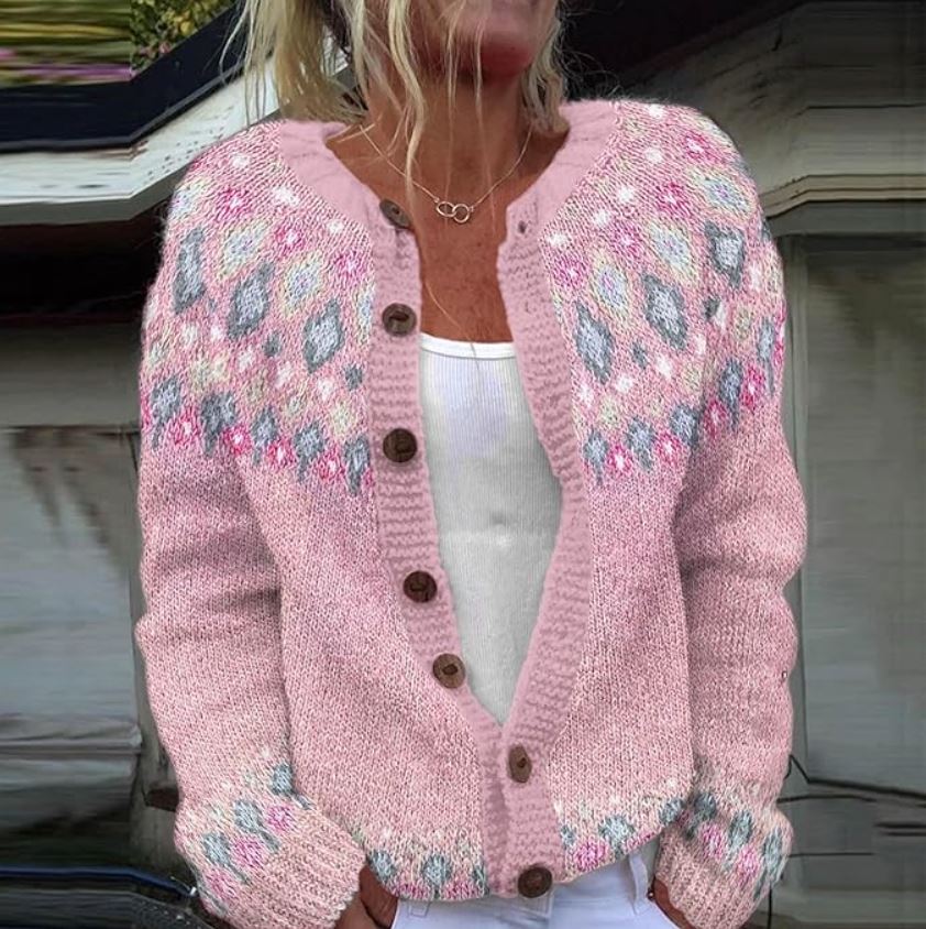 Jane | Soft Knit Sweater with Nordic Pattern