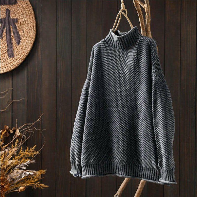 Merino Wool Turtleneck Sweater