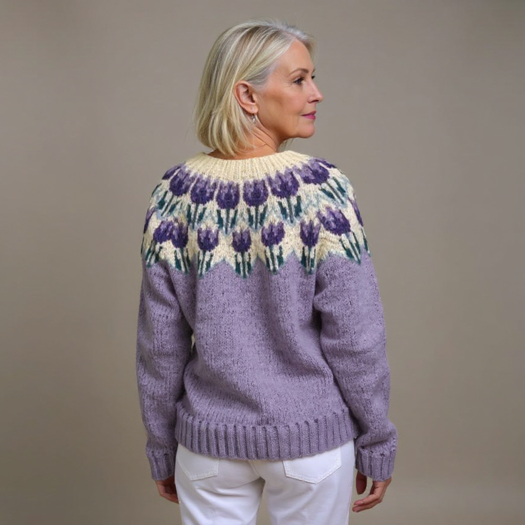 SVEA | Peyton Vintage Isländischer Cardigan