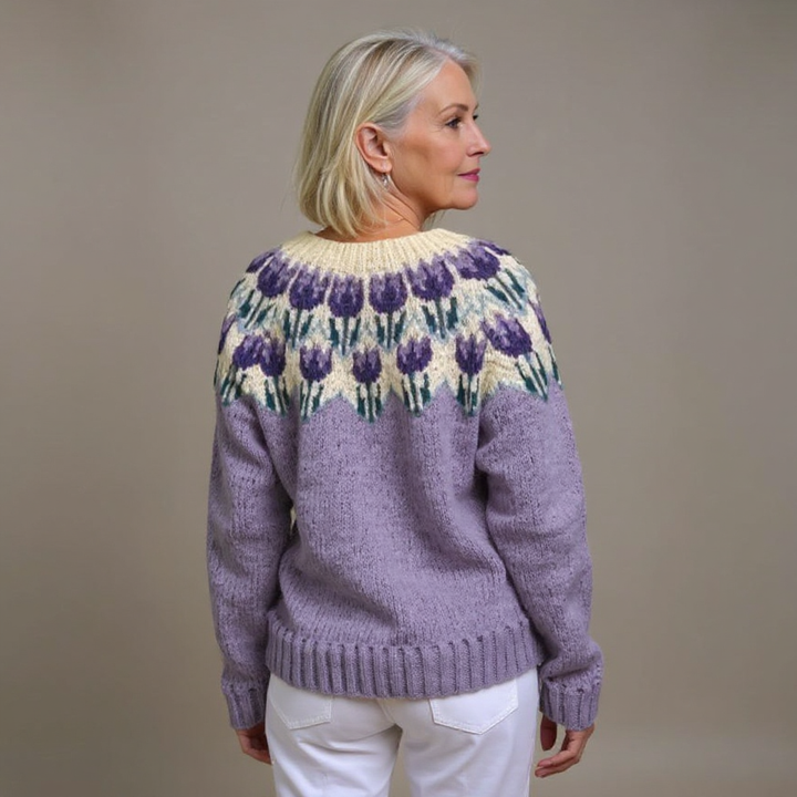 SVEA | Peyton Vintage Isländischer Cardigan