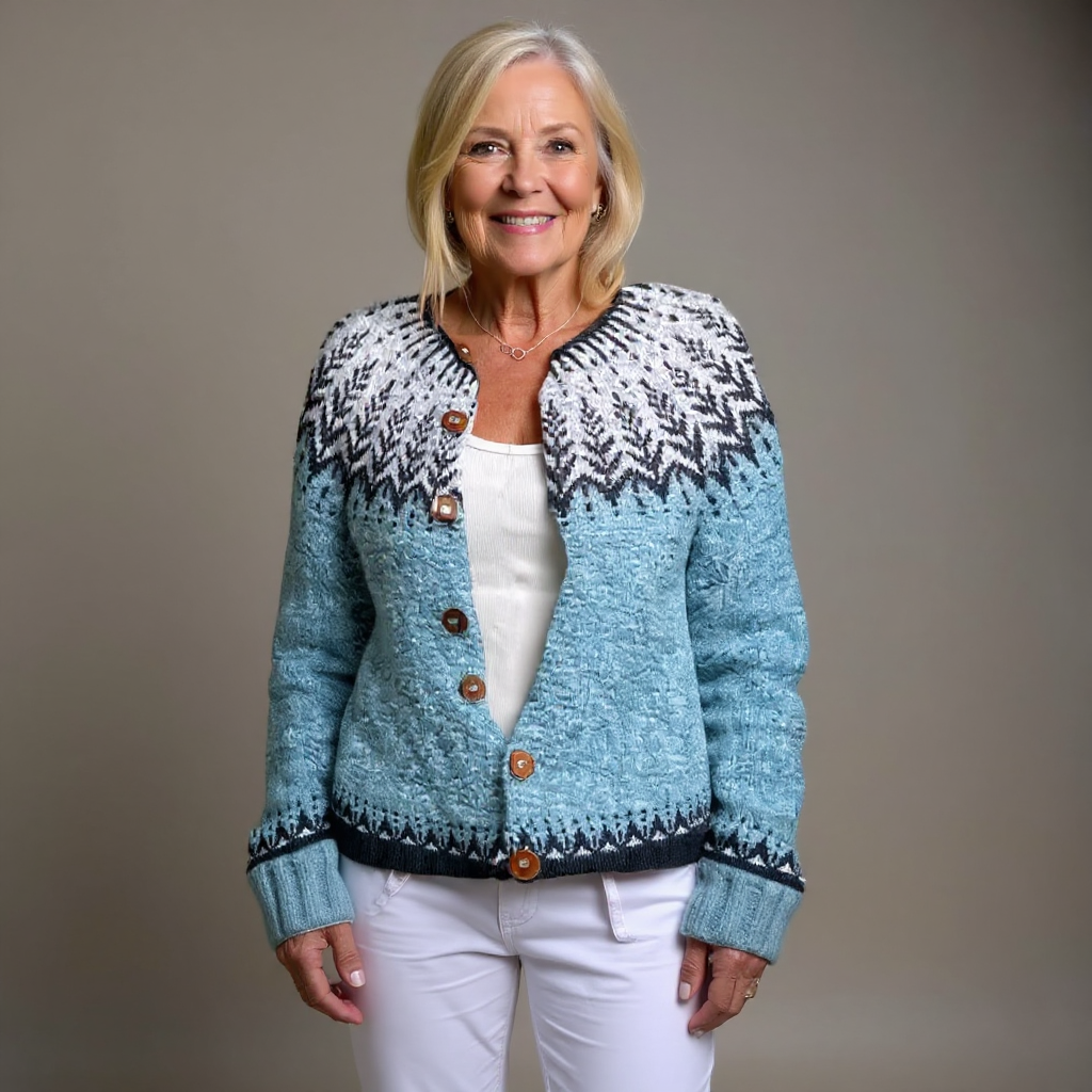 SVEA | Peyton Vintage Isländischer Cardigan