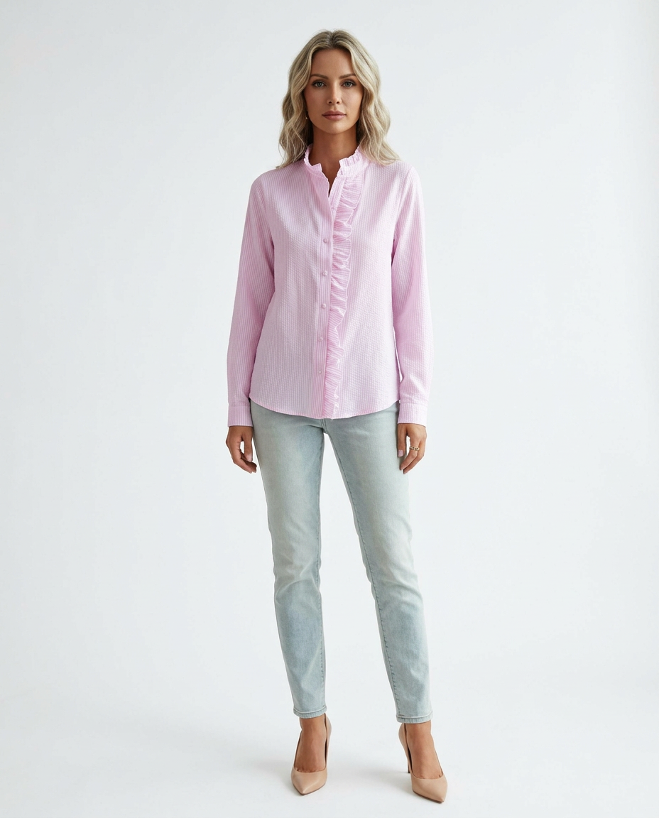 Jane | Elegante Rüschenbluse