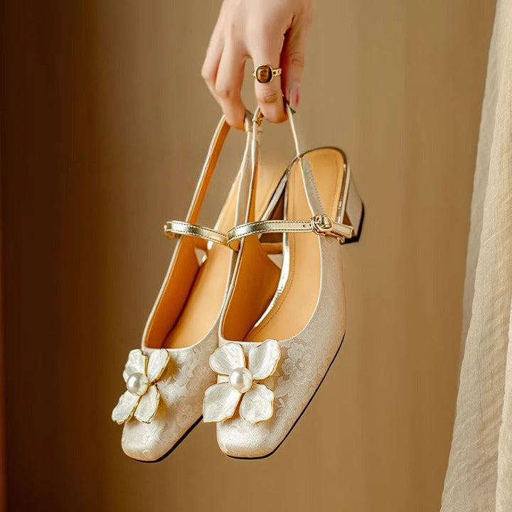 Mathilde | Elegant Women's Shoes with Floral Detail