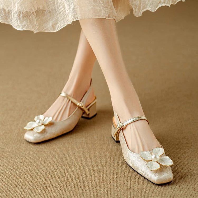 Mathilde | Elegant Women's Shoes with Floral Detail