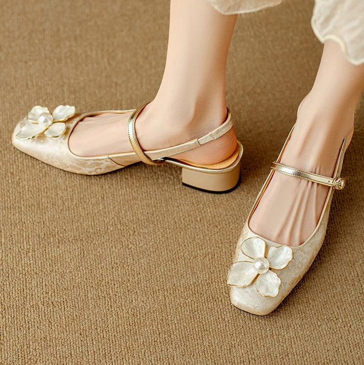 Mathilde | Elegant Women's Shoes with Floral Detail