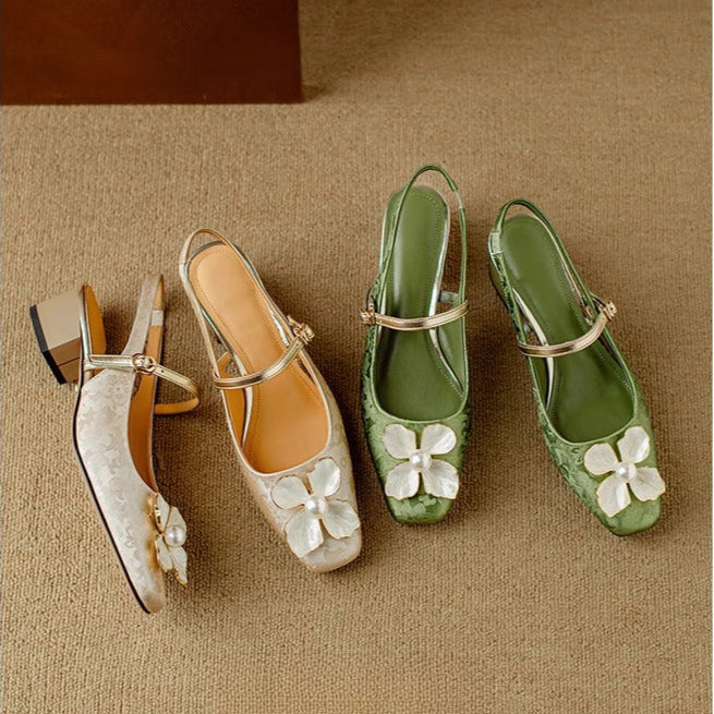 Mathilde | Elegant Women's Shoes with Floral Detail