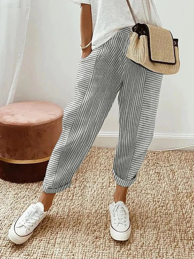 Jane | Stilvolle Streifenhose