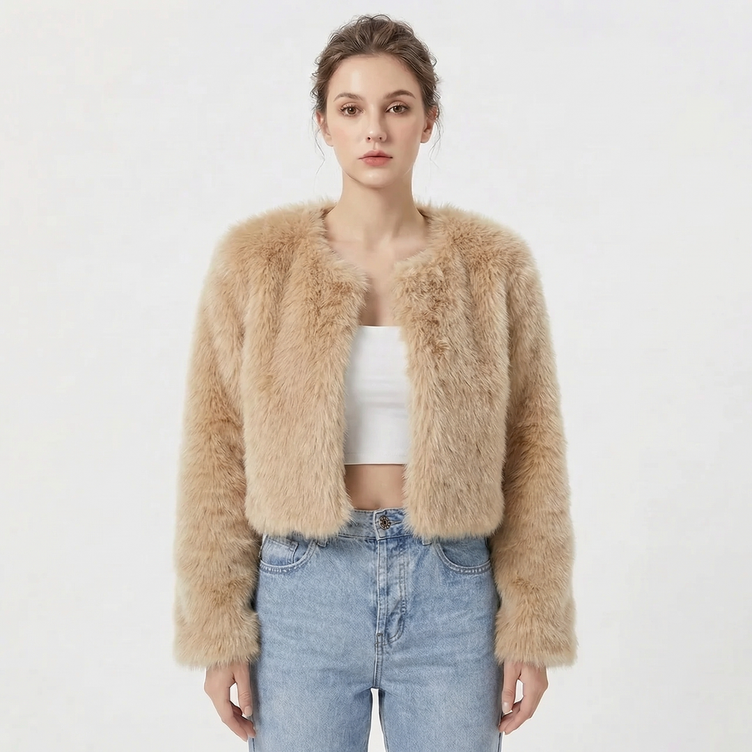 Elegant Faux Fur Jacket