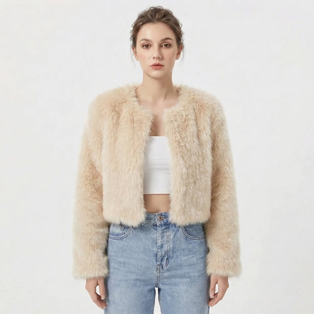 Elegant Faux Fur Jacket