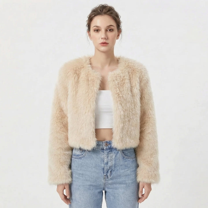 Elegant Faux Fur Jacket