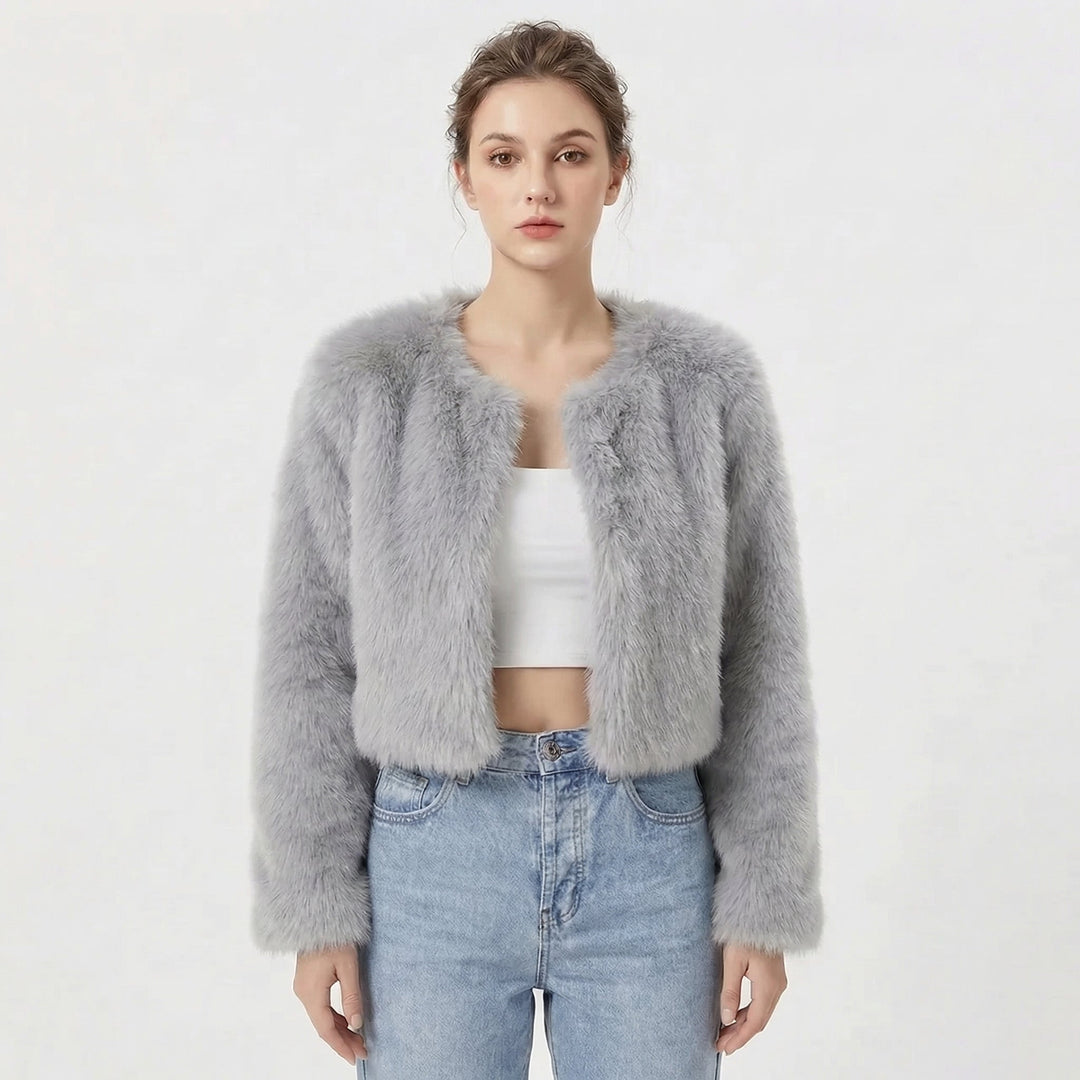 Elegant Faux Fur Jacket