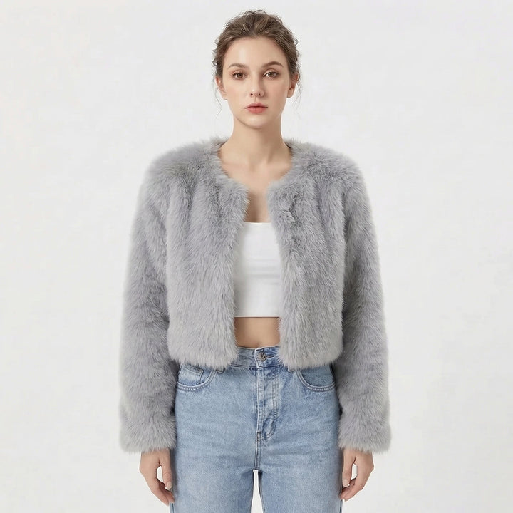 Elegant Faux Fur Jacket