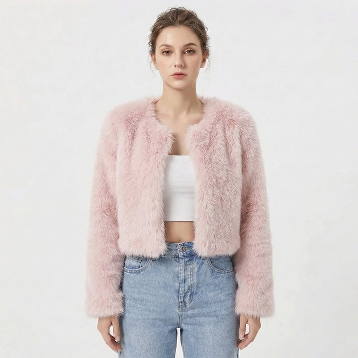 Elegant Faux Fur Jacket