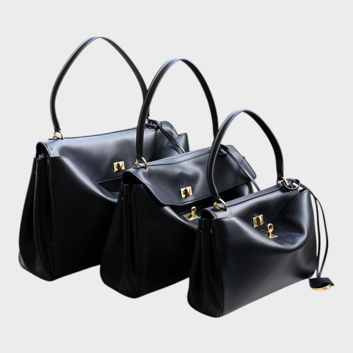 Jane | Structured Leather Bag with Magnetic Flap