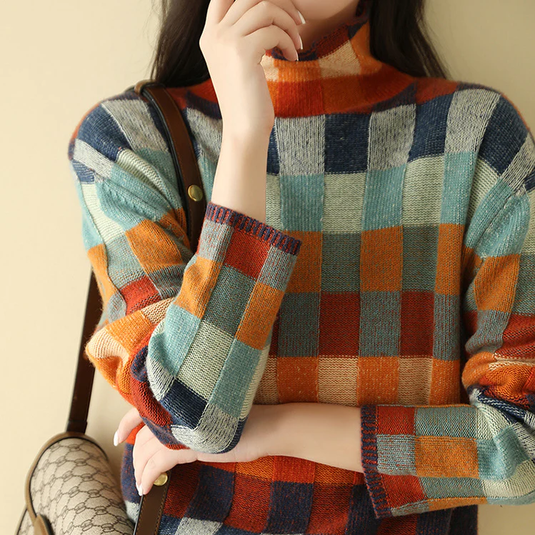 Cozy Retro Cashmere Sweater