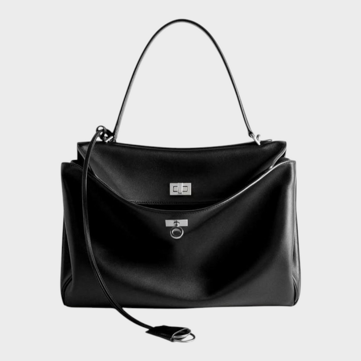 Jane | Structured Leather Bag with Magnetic Flap