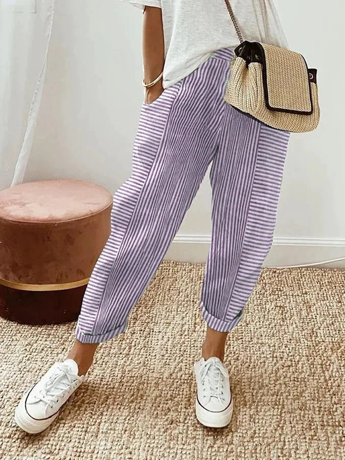 Jane | Stilvolle Streifenhose