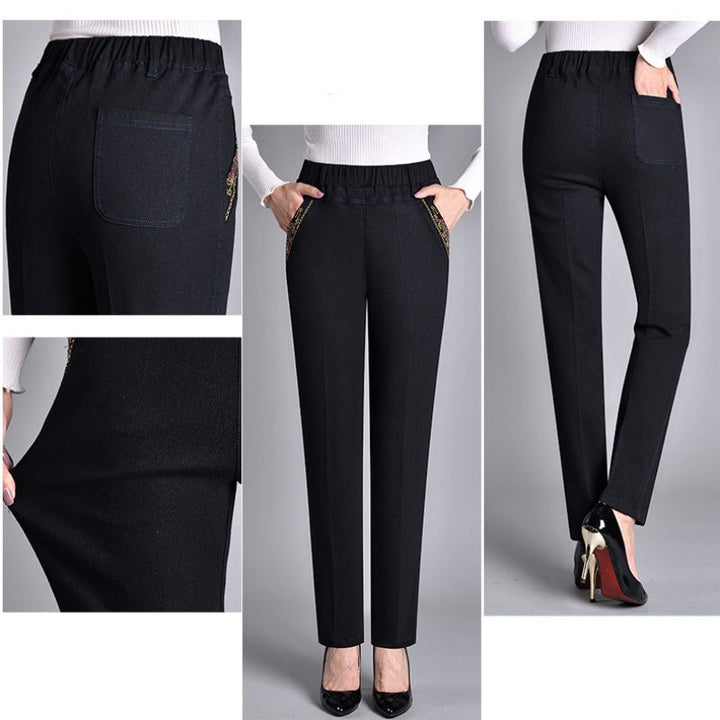 Jane | Damenjeans mit elastischem Bund und Seitentaschen