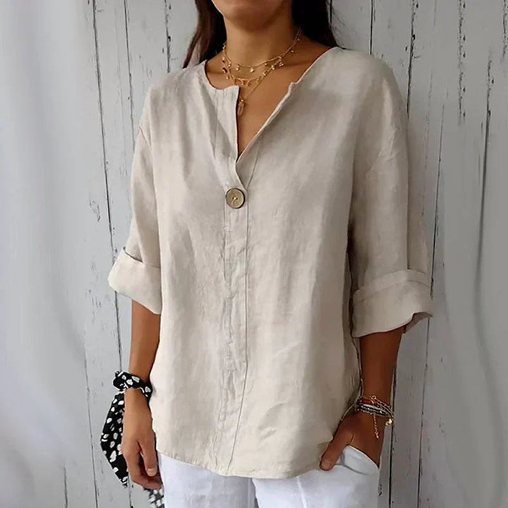 Jane | Vielseitige Knopf Bluse