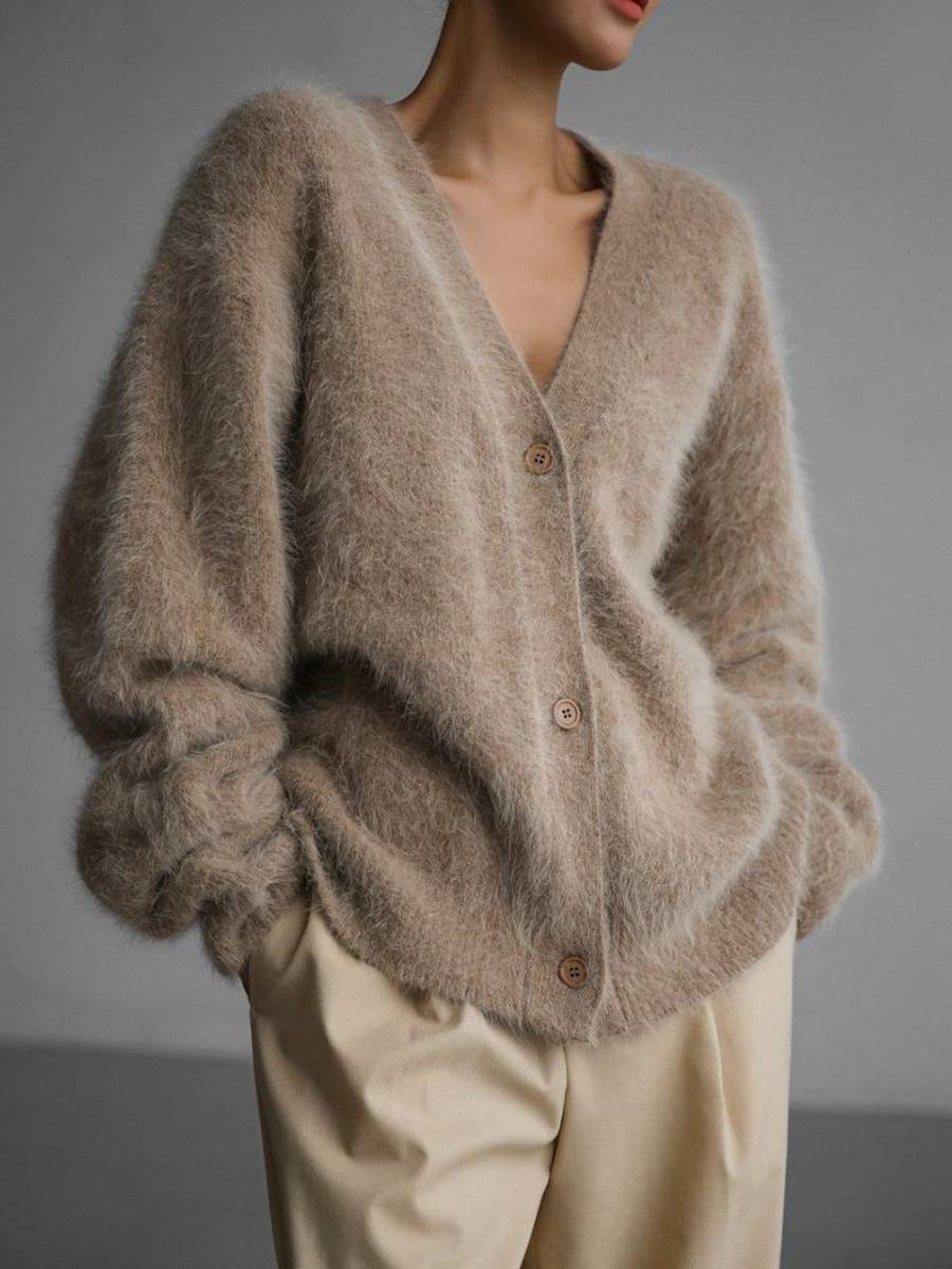 Oversized Cashmere Cardigan