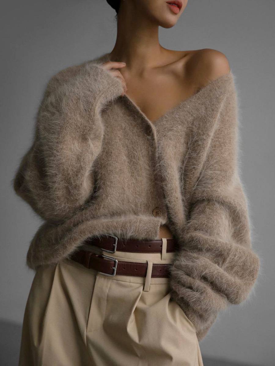 Oversized Cashmere Cardigan